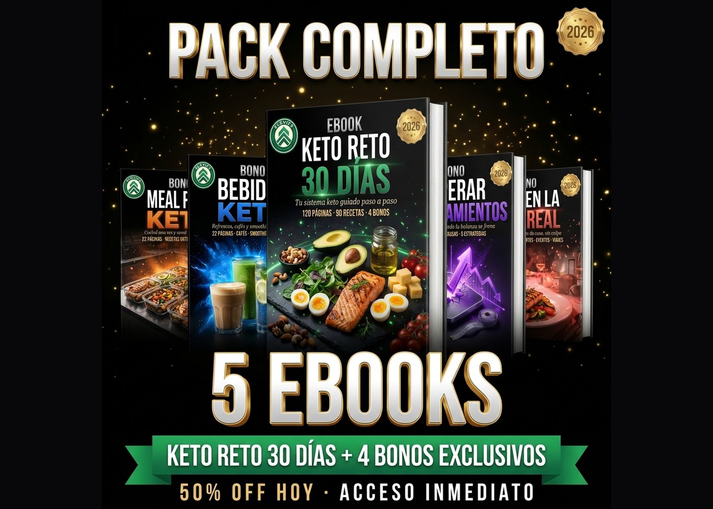 Keto Reto 30 Dias mas los 4 bonos